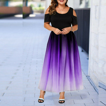 Women's Full Length Dress - Various Colours - Plus Size