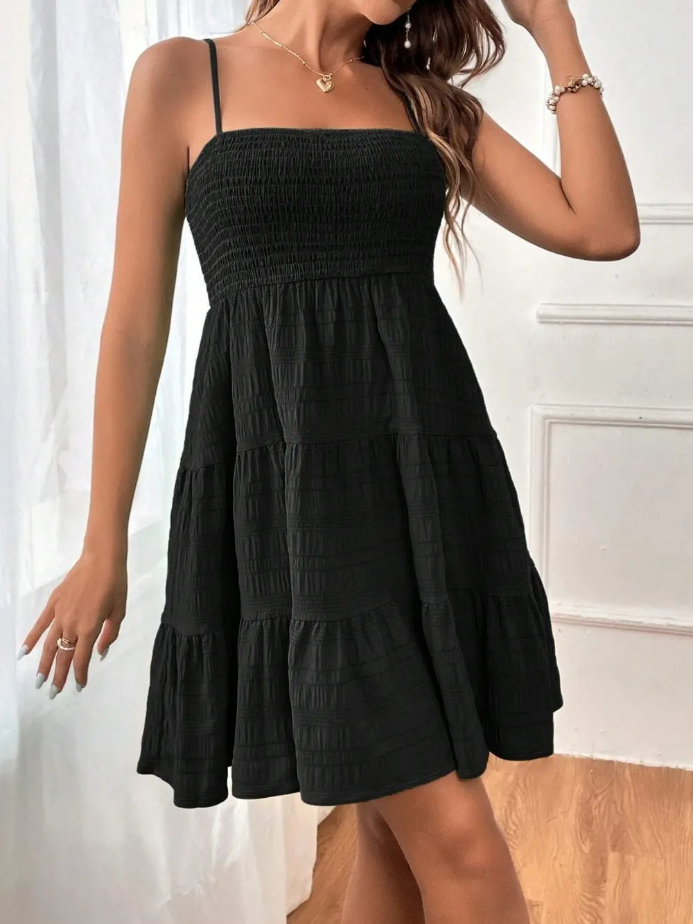 Women's Tiered Smocked Dress