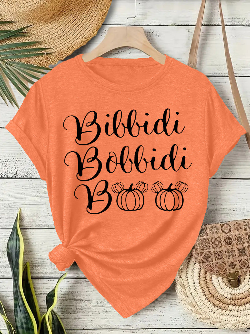 Halloween Slogan T Shirt - Bibbidi Bobbidi Boo