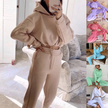 Women's Hoodie Loungewear Set - Various Colours