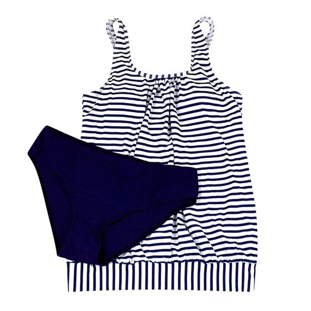 Bikini Two Piece Set Padded Tankini & Bottom
