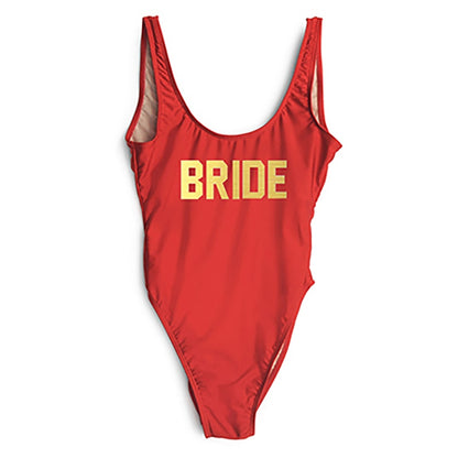 Swimsuit One Piece BRIDE - various colours