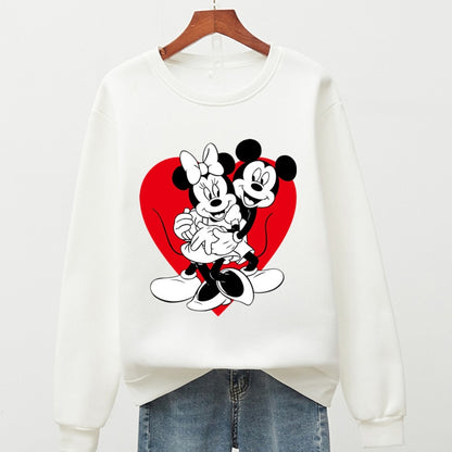 Women's Sweatshirt - Mickey & Minnie Print
