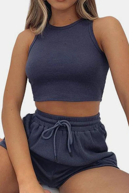 Women's Vest and Shorts Co-Ord Set