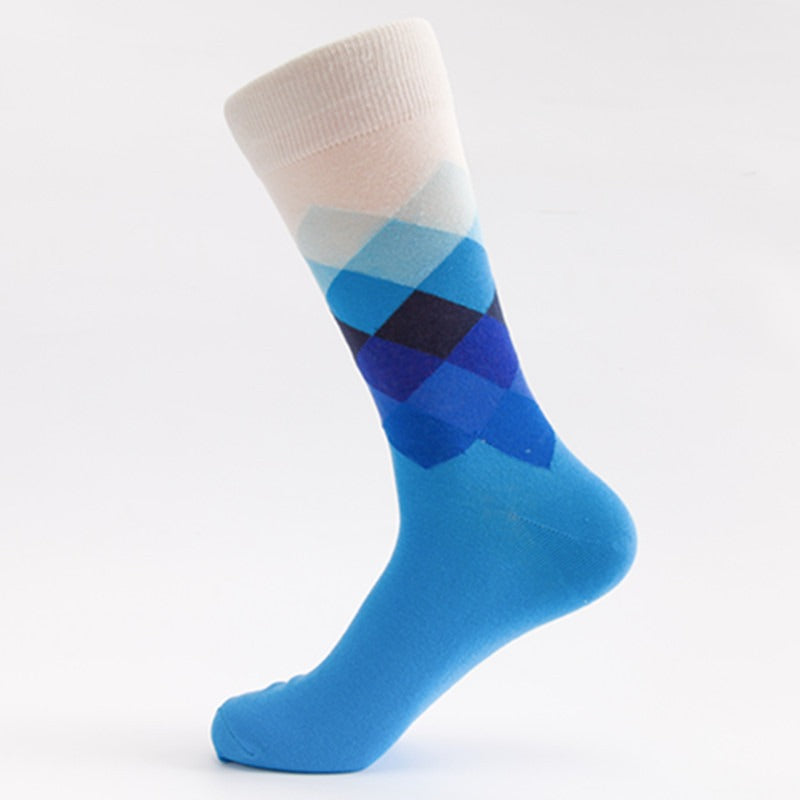 Socks - Argyle Print