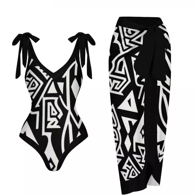 Swimsuit One Piece and matching Cover Up Set