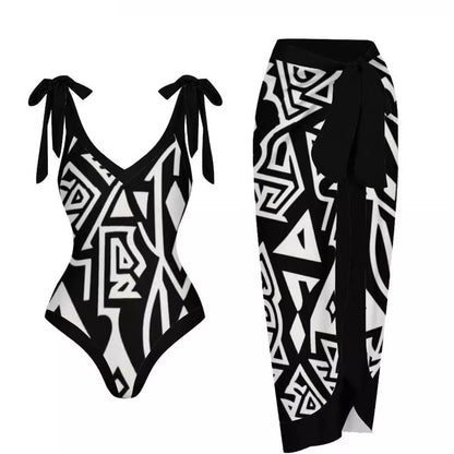 Swimsuit One Piece and matching Cover Up Set