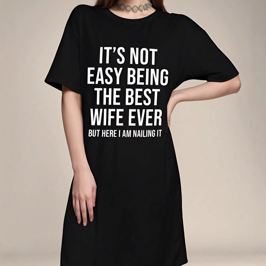 Women Nightdress Sleepwear - Best Wife Ever