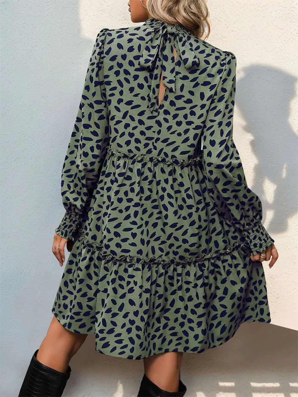 Women's Long Sleeve Mini Dress