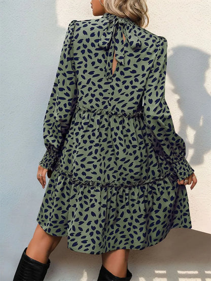Women's Long Sleeve Mini Dress
