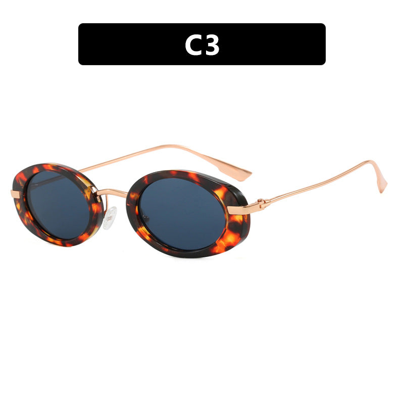 Ladies Small Frame Oval Sunglasses - various colours