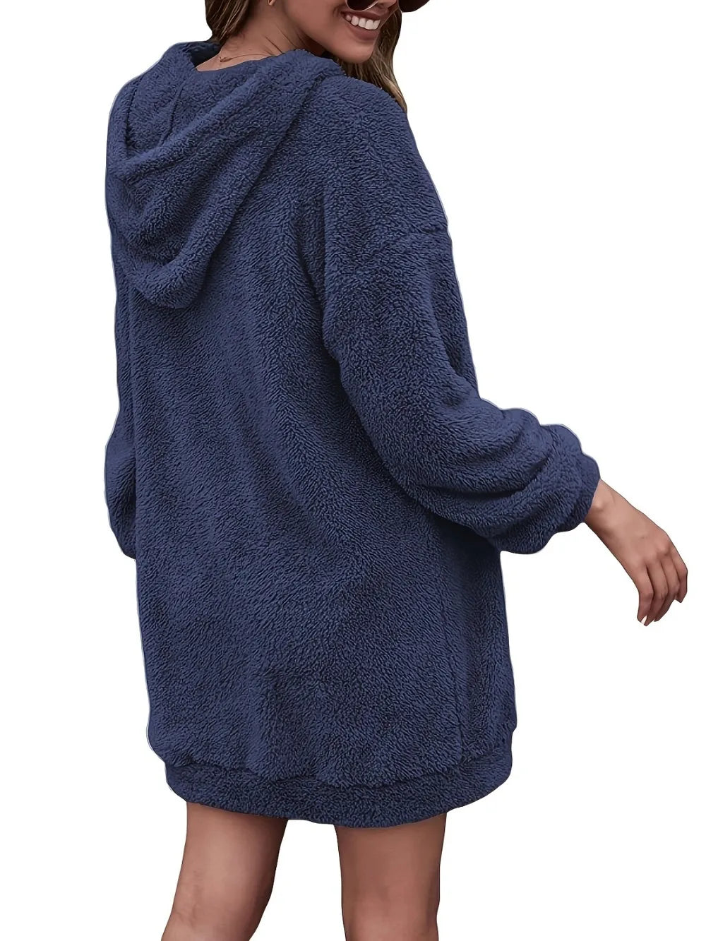 Half Zip Oversized Hoodie