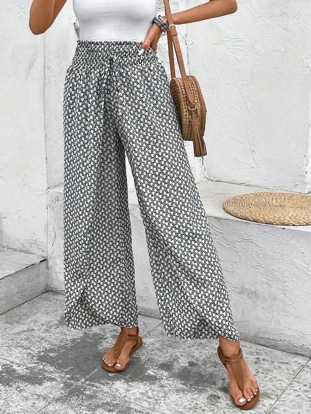 Women's Wide Leg Trousers - various colours