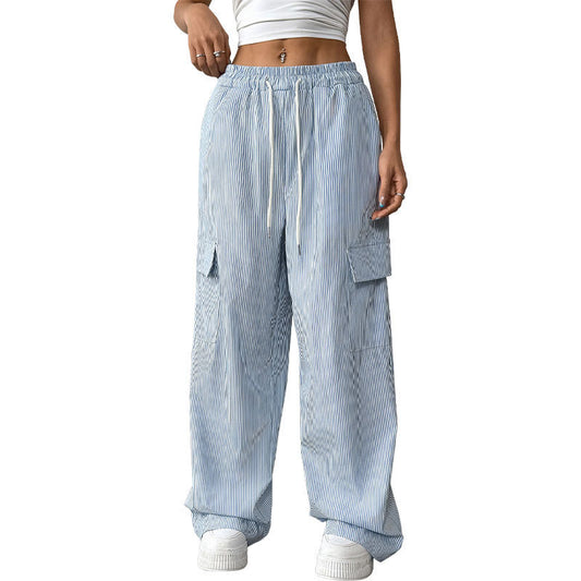 Women's Casual Cargo Pocket Trousers