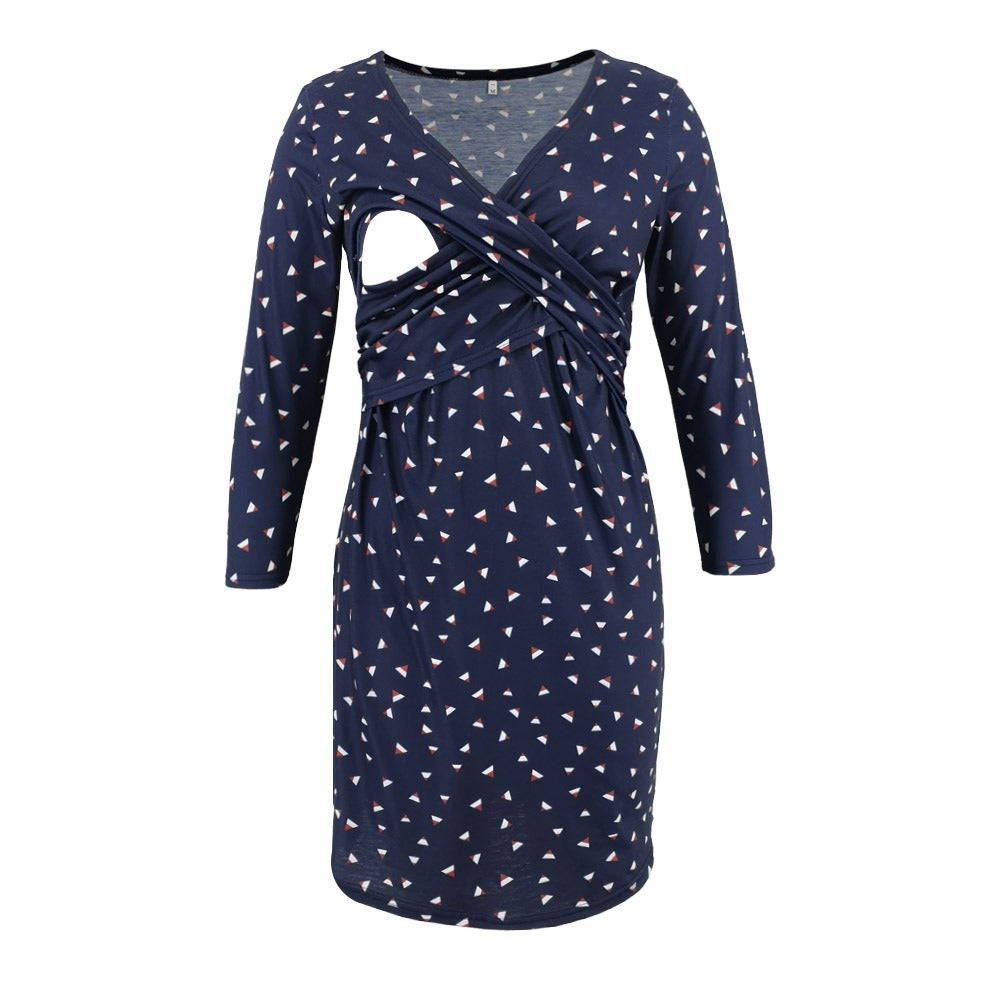 Ladies Maternity Breastfeeding Dress - Mum To Be - Pregnancy