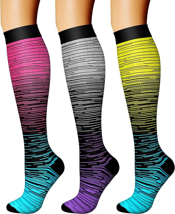 Sports Pressure Socks - 3 Pack - Compression