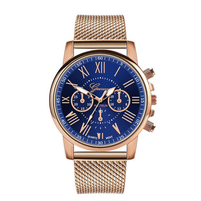 Ladies Quartz Wrist Watch - Leather Band