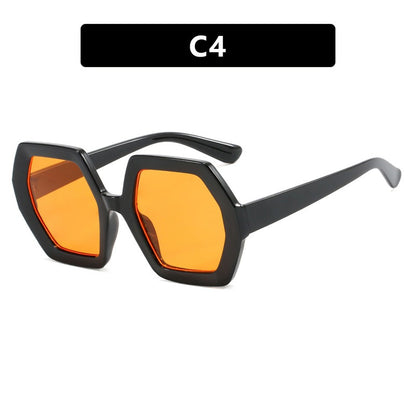 Ladies Polygon Sunglasses Anti-UV - various colours