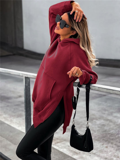 Women's Hoodie - Side Slit - Various Colours