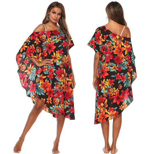 Cover Up Asymetrical Dress