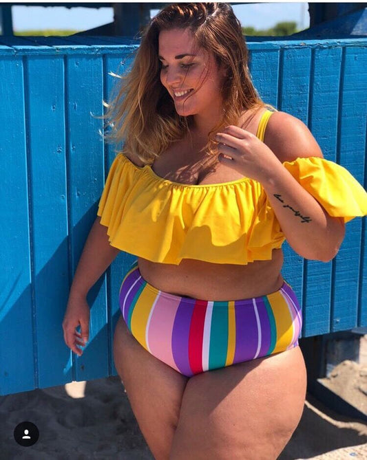 Bikini Top and High Waist Bottom