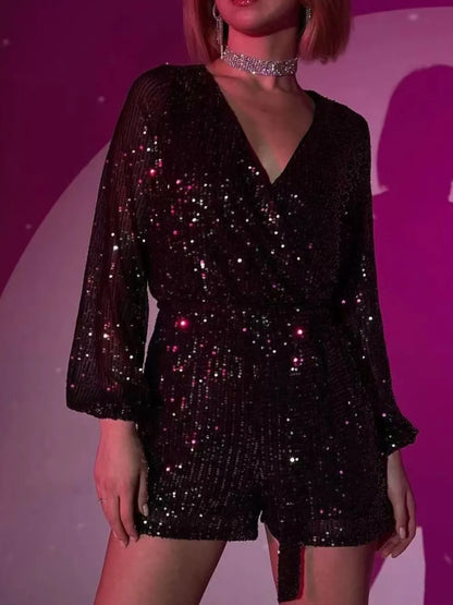 Women's Sequin Romper Playsuit - various colours