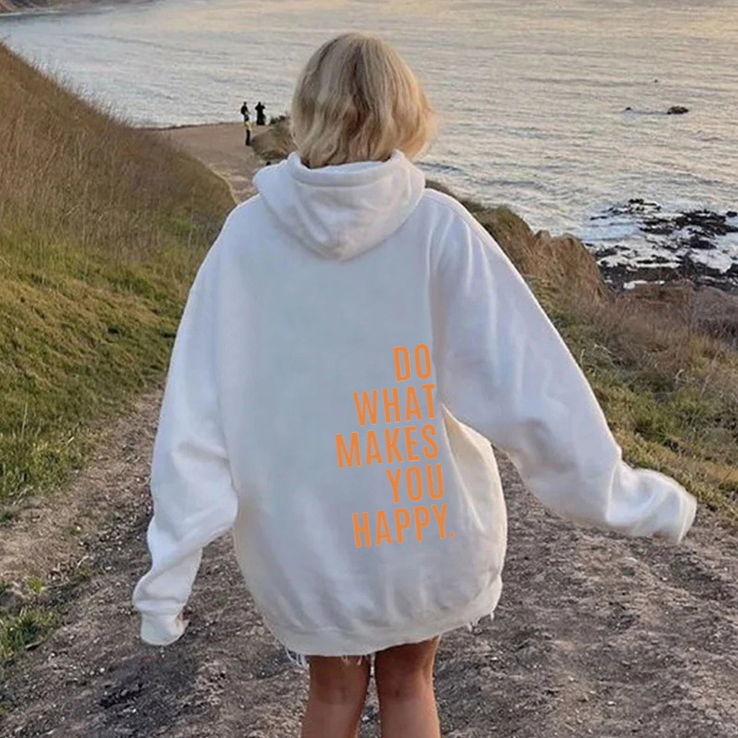 Do What Makes You Happy Sweatshirt Hoodie - Up To 5XL - Various Colours