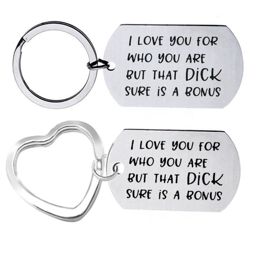 Naughty Keyring