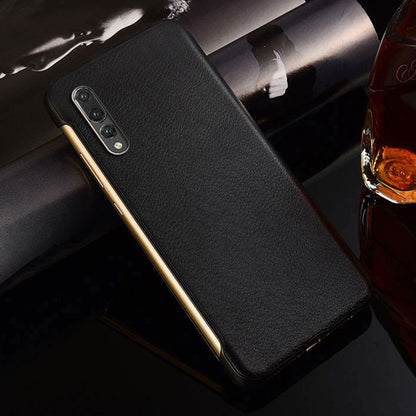 Huawei P10 P20 Leather Flip Phone Case