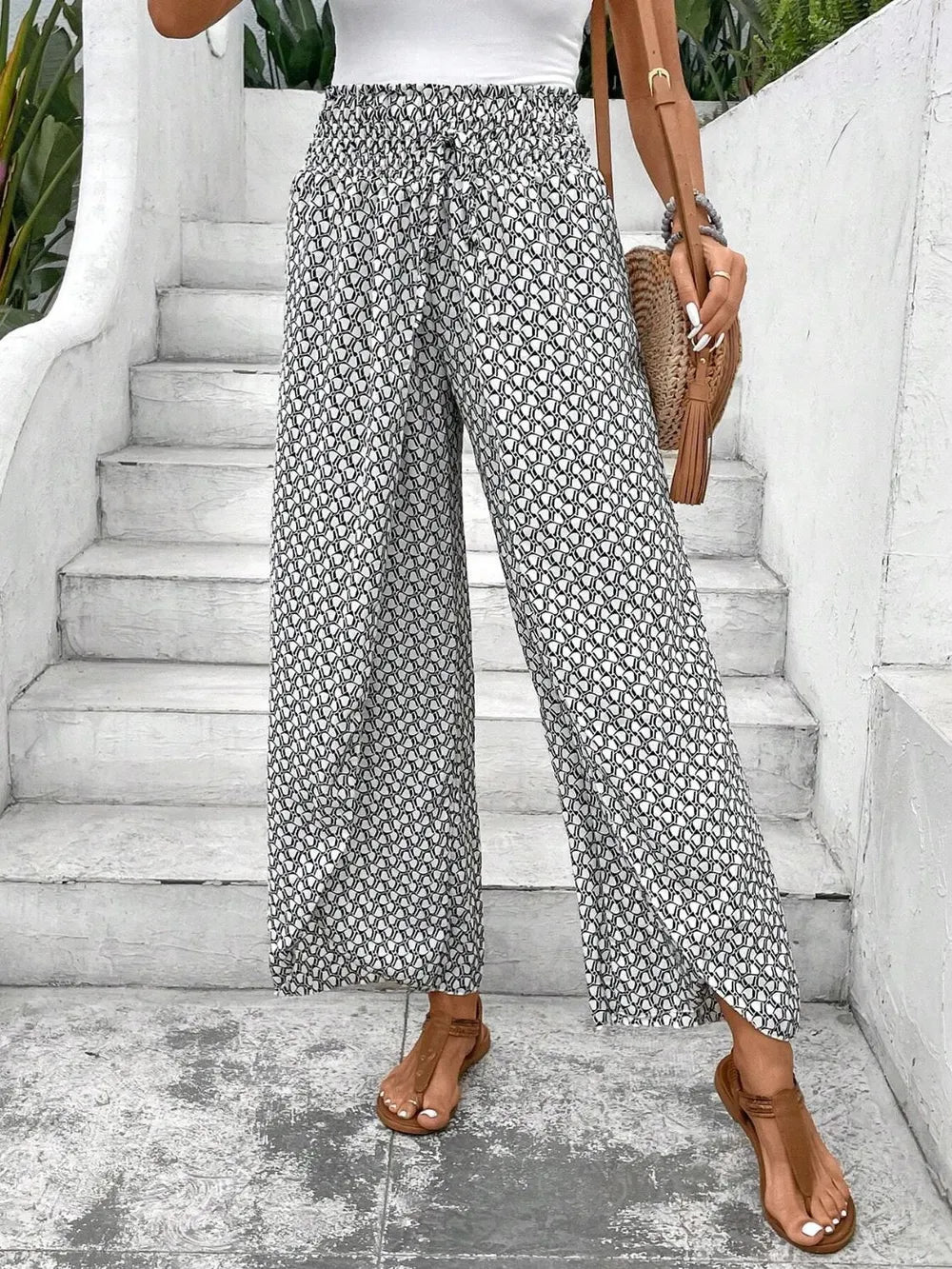 Women's Wide Leg Trousers - various colours
