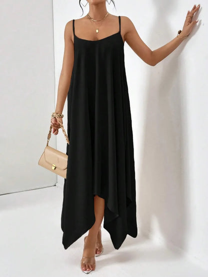 Ladies Summer Dress - Scoop Neck Cami Style