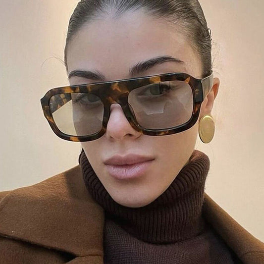 Ladies Large Frame Square Sunglasses - various colours