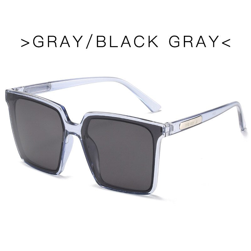 Ladies Oversized Square Sunglasses - various colours