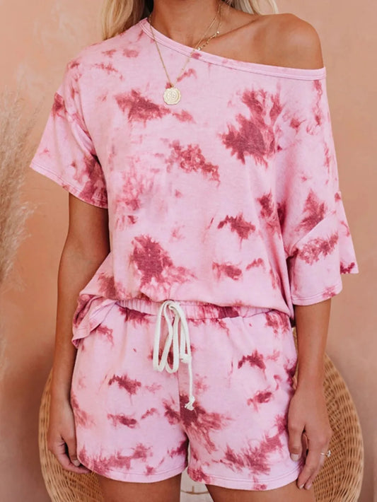 Women's Tie Dye Pyjama Set