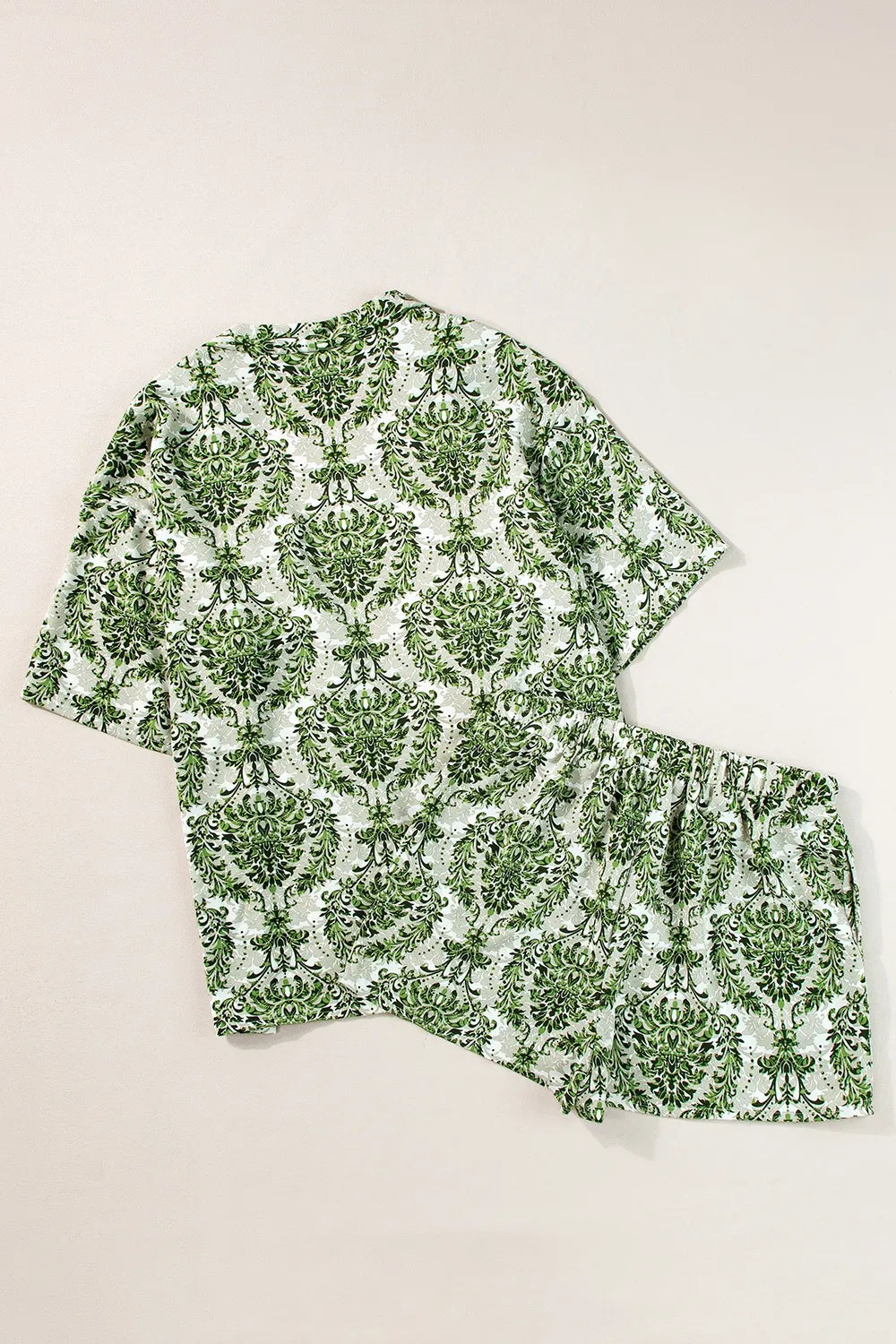 Women's Open Front Top and Short Co-Ord Set