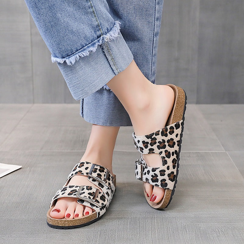 Women's Leopard Print Birkenstock Sandal