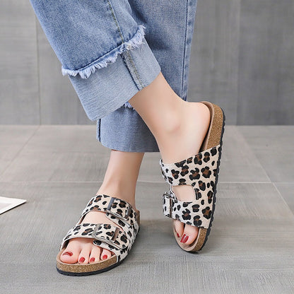 Women's Leopard Print Birkenstock Sandal