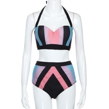 Bikini Two Piece Top & High Waist Bottom
