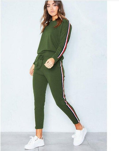 Women's Loungewear Set - Stripe - Various Colours