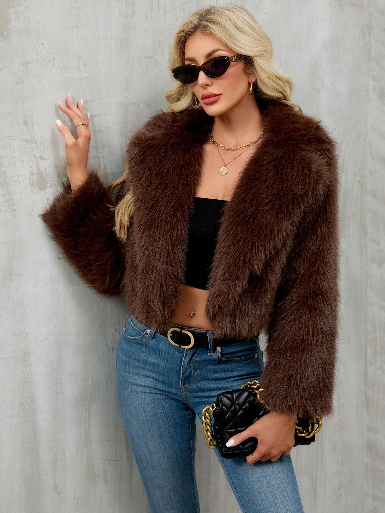 Women's Faux Fur Jacket - Various Colours