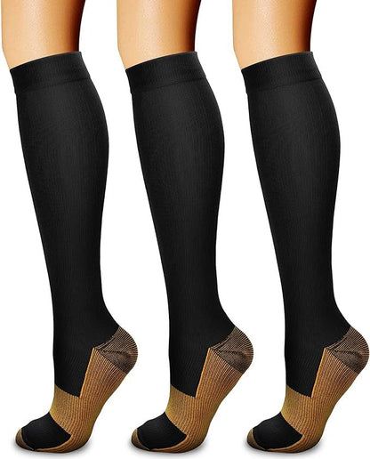 Sports Pressure Socks - 3 Pack - Compression