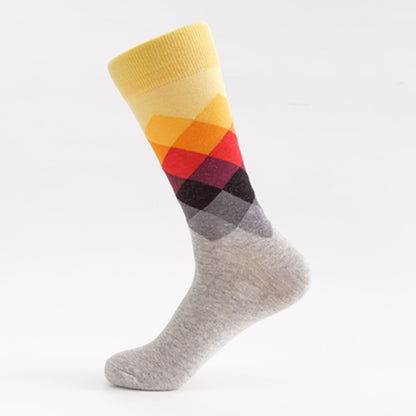 Socks - Argyle Print