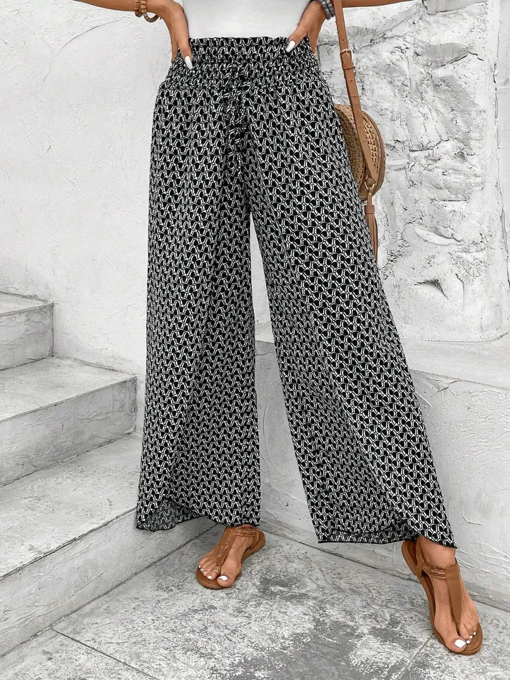 Women's Wide Leg Trousers - various colours