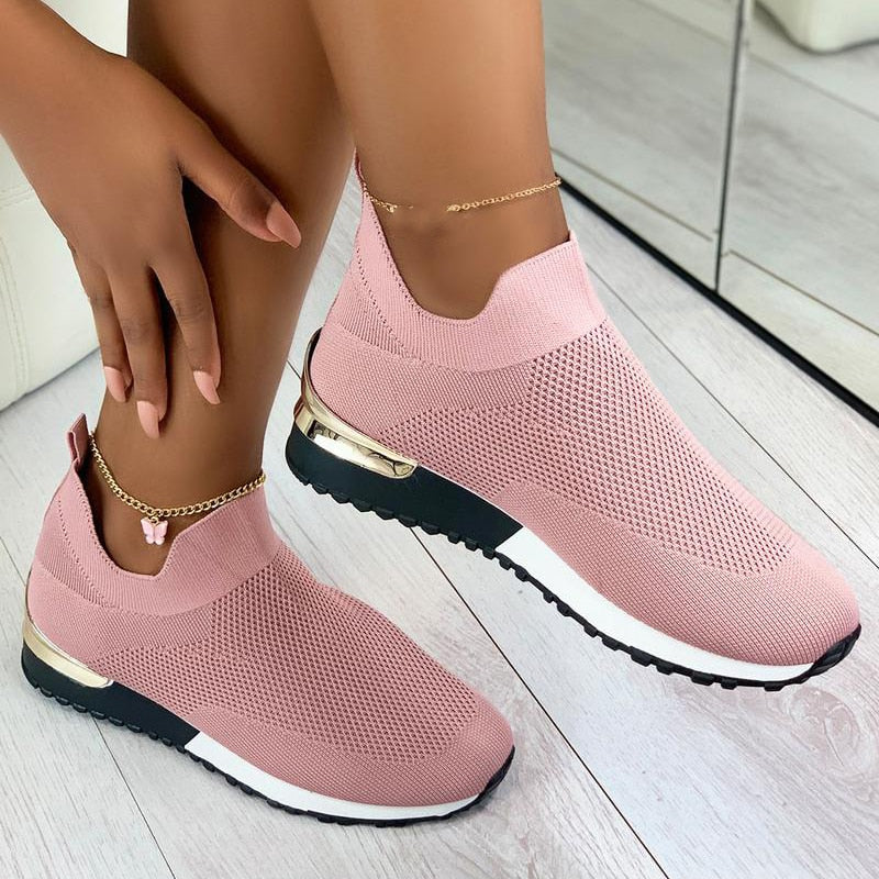 Slip-on Flat Wedge Trainer