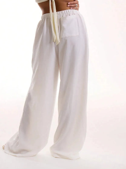 Women's Wide Leg Trousers - various colours