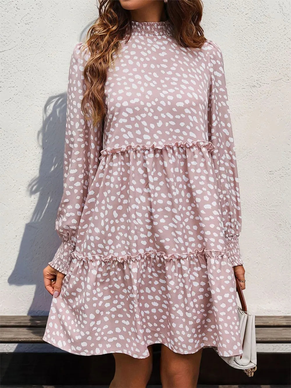Women's Long Sleeve Mini Dress