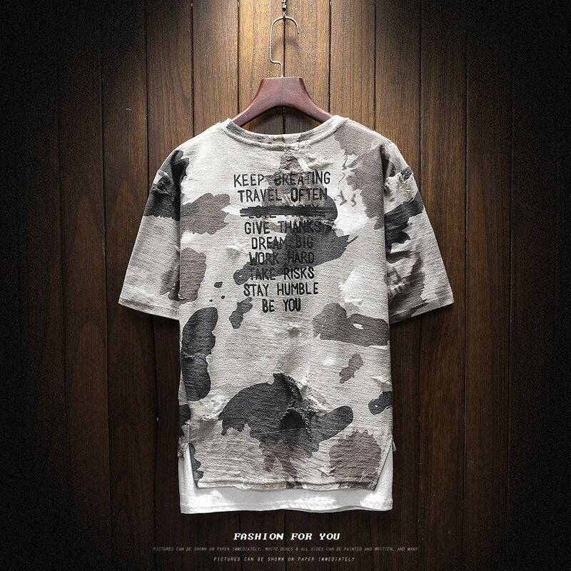 Men's T Shirt Camoflauge