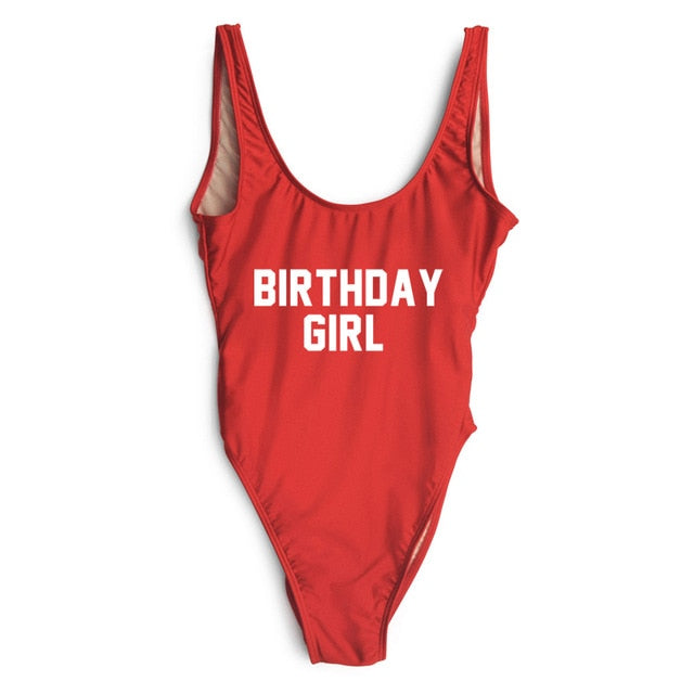 BIRTHDAY GIRL Swimsuit - various colours