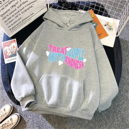 Hoodie - Treat People With Kindness - Up to 4XL - various colours