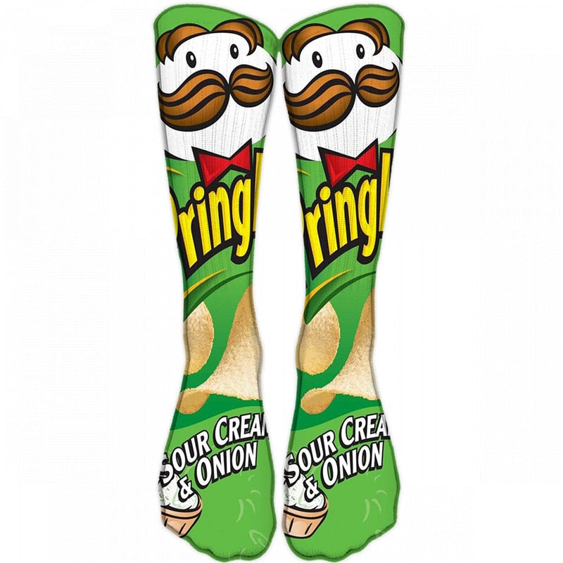 Socks - Snack Inspired - Pringles Doritos